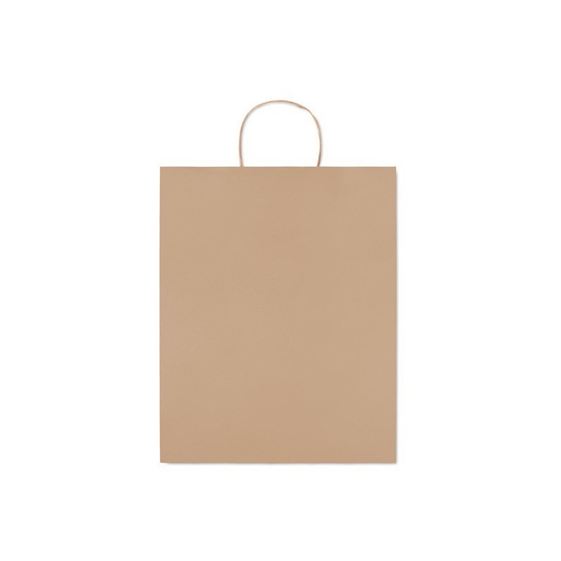 Sac en papier grand formatCouleur:Beige