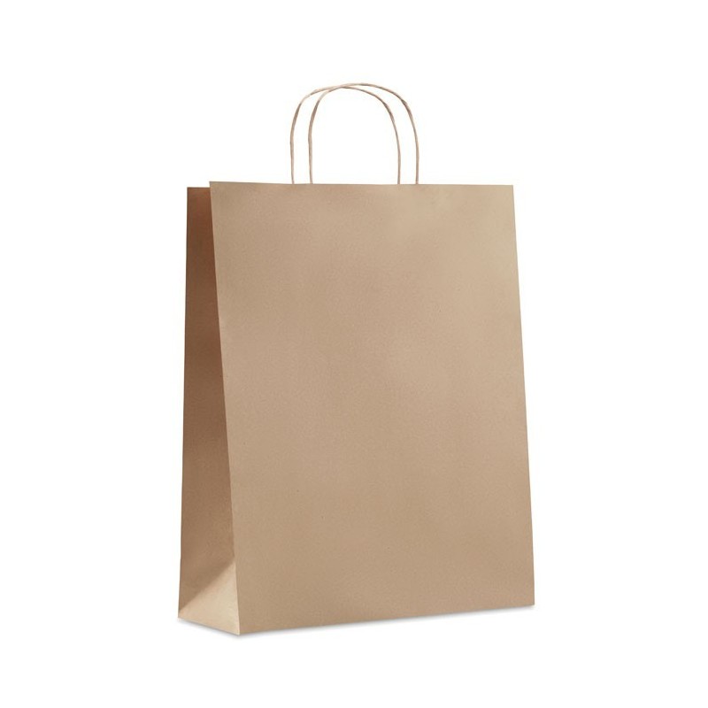 Sac en papier grand formatCouleur:Beige