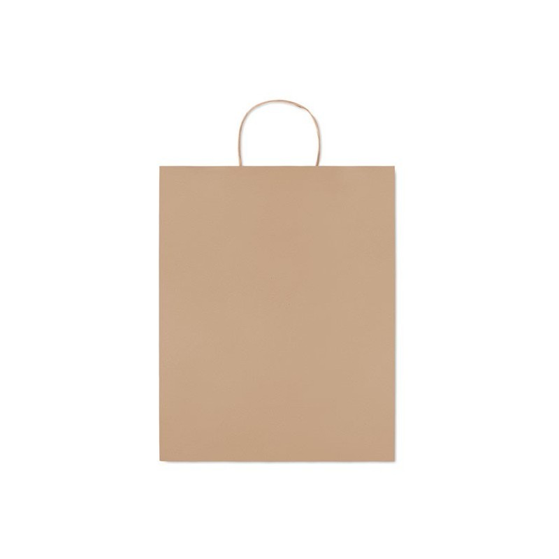 Sac en papier grand formatCouleur:Beige