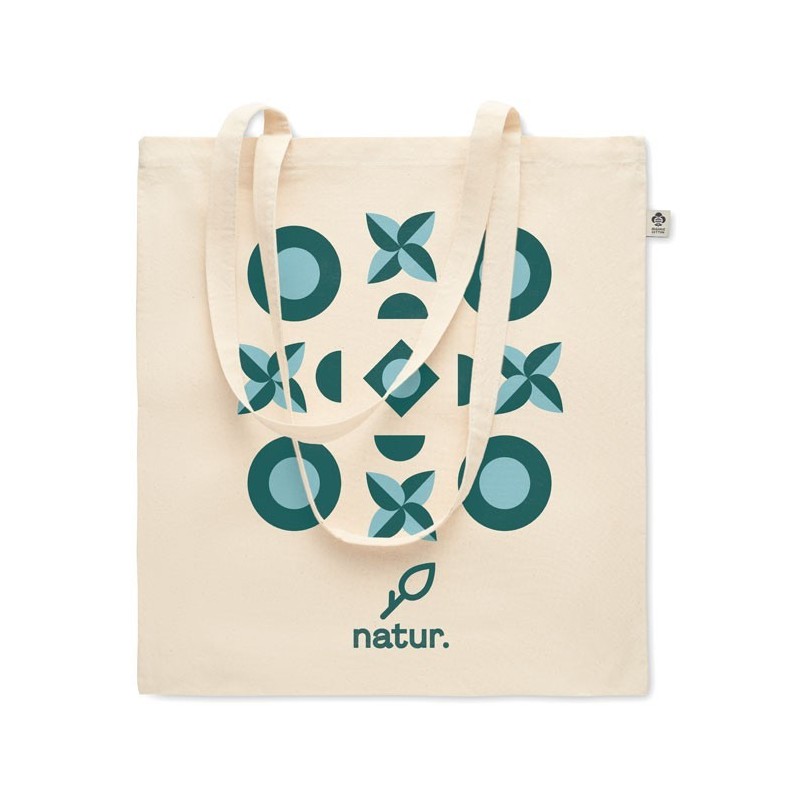 Sac shopping en coton biologiquCouleur:Beige