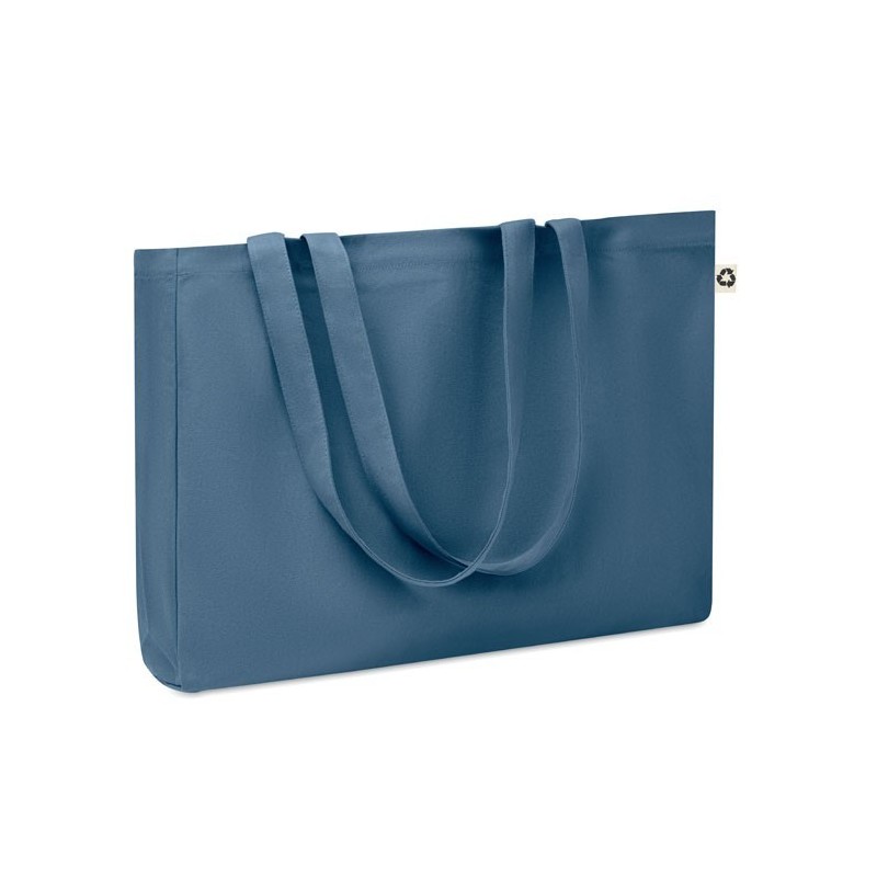Sac  toile recyclée 280 gr/m ²Couleur:Bleu