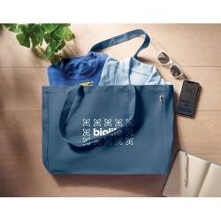 Sac  toile recyclée 280 gr/m ²Couleur:Bleu