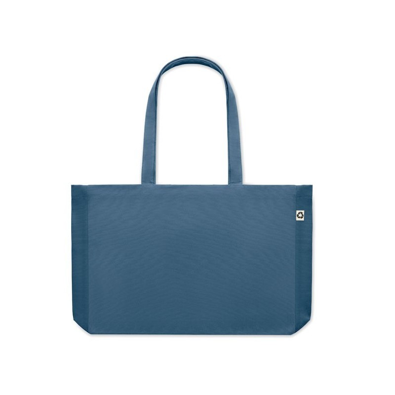 Sac  toile recyclée 280 gr/m ²Couleur:Bleu