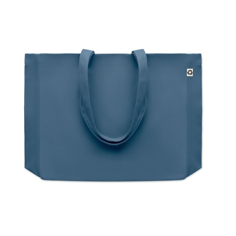 Sac  toile recyclée 280 gr/m ²Couleur:Bleu