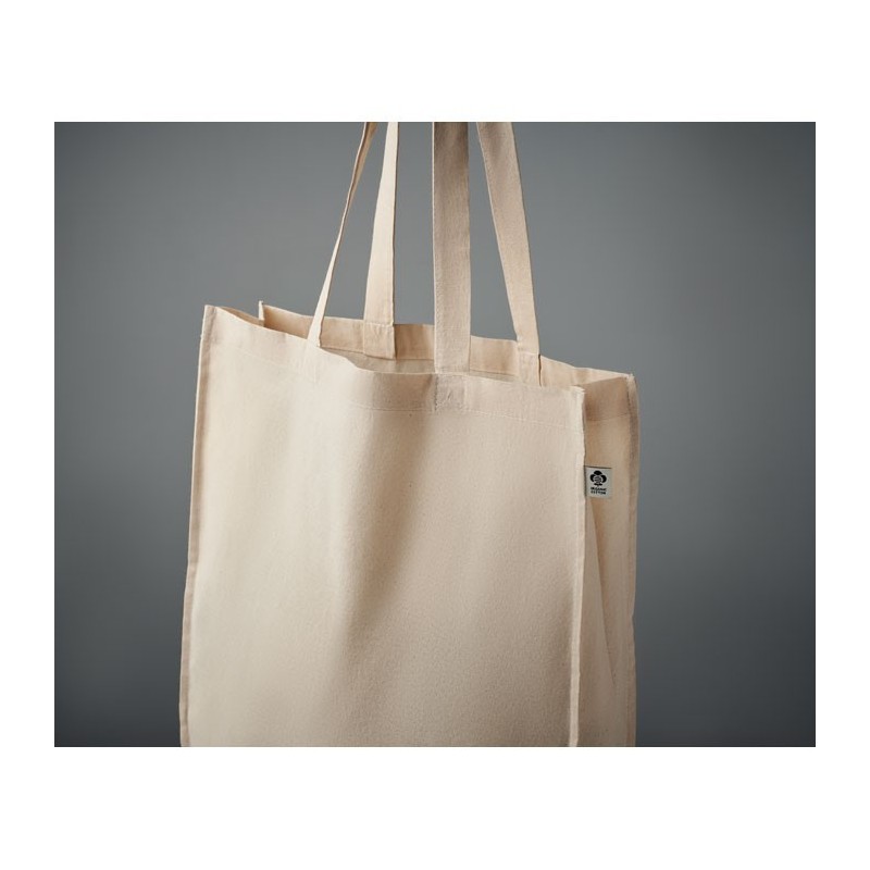 Sac shopping en coton biologiquCouleur:Beige