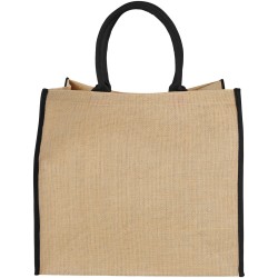 Grand sac shopping en jute Harry 25LCouleur:Naturel, Noir