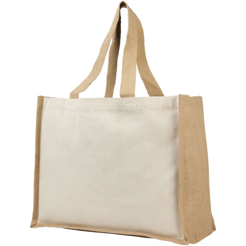 Sac Varai 320 g/m² en toile et jute 23LCouleur:Naturel