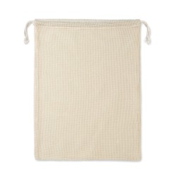 Sac réutilisable filet cotonCouleur:Beige