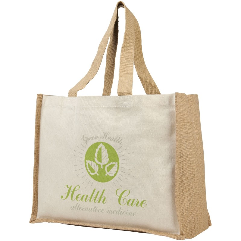 Sac Varai 320 g/m² en toile et jute 23LCouleur:Naturel