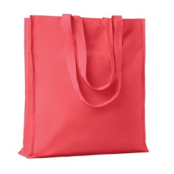 Sac shopping coton 140gr/m²Couleur:Rouge
