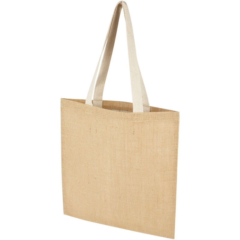 Sac shopping Juta de 7 L en jute 300 g/m²Couleur:Blanc