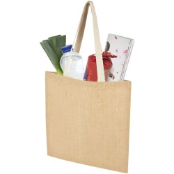 Sac shopping Juta de 7 L en jute 300 g/m²Couleur:Blanc