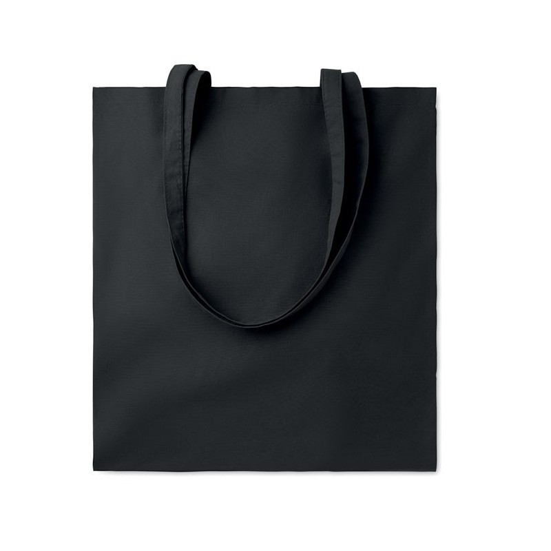 Sac shopping coton 140gr/m²Couleur:Noir